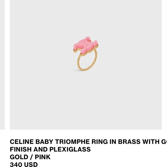Celine Baby Triomphe ring - Picture 4 of 4
